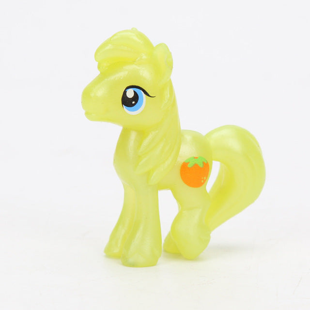 My Little Pony Toys Mini Pony PVC Action Figure Princess Rainbow Dash Twilight Sparkle Apple Jack Rarity Dolls for Girls