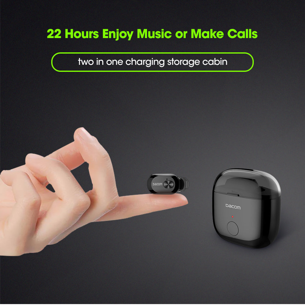 Mini Auricular Bluetooth Earbuds Headset with Charge Box
