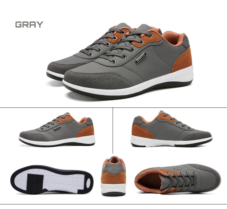 Men's Microfiber Leather Fashion Casual Shoes