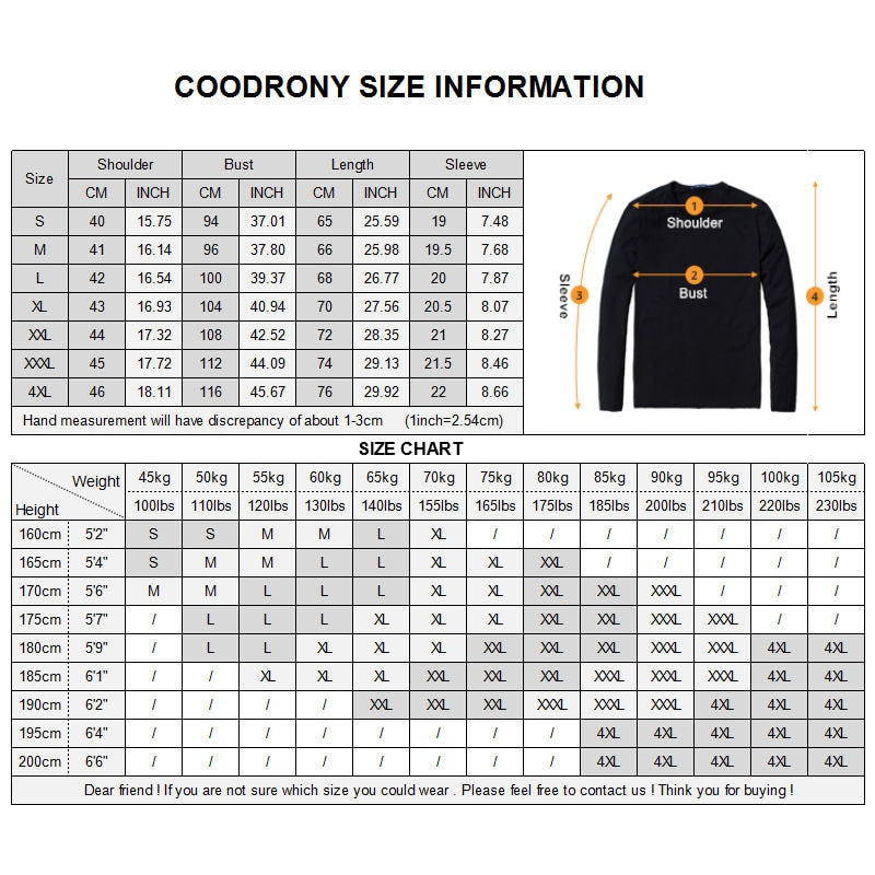 COODRONY Mandarin Collar Short Sleeve Tee Shirt Men   Spring Summer New Top Men Brand Clothing Slim Fit Cotton T-Shirts S7645