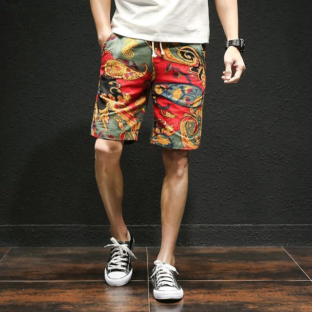 Men's Casual Urban Fashion Drawstring Shorts