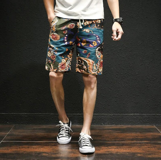 Men's Casual Urban Fashion Drawstring Shorts