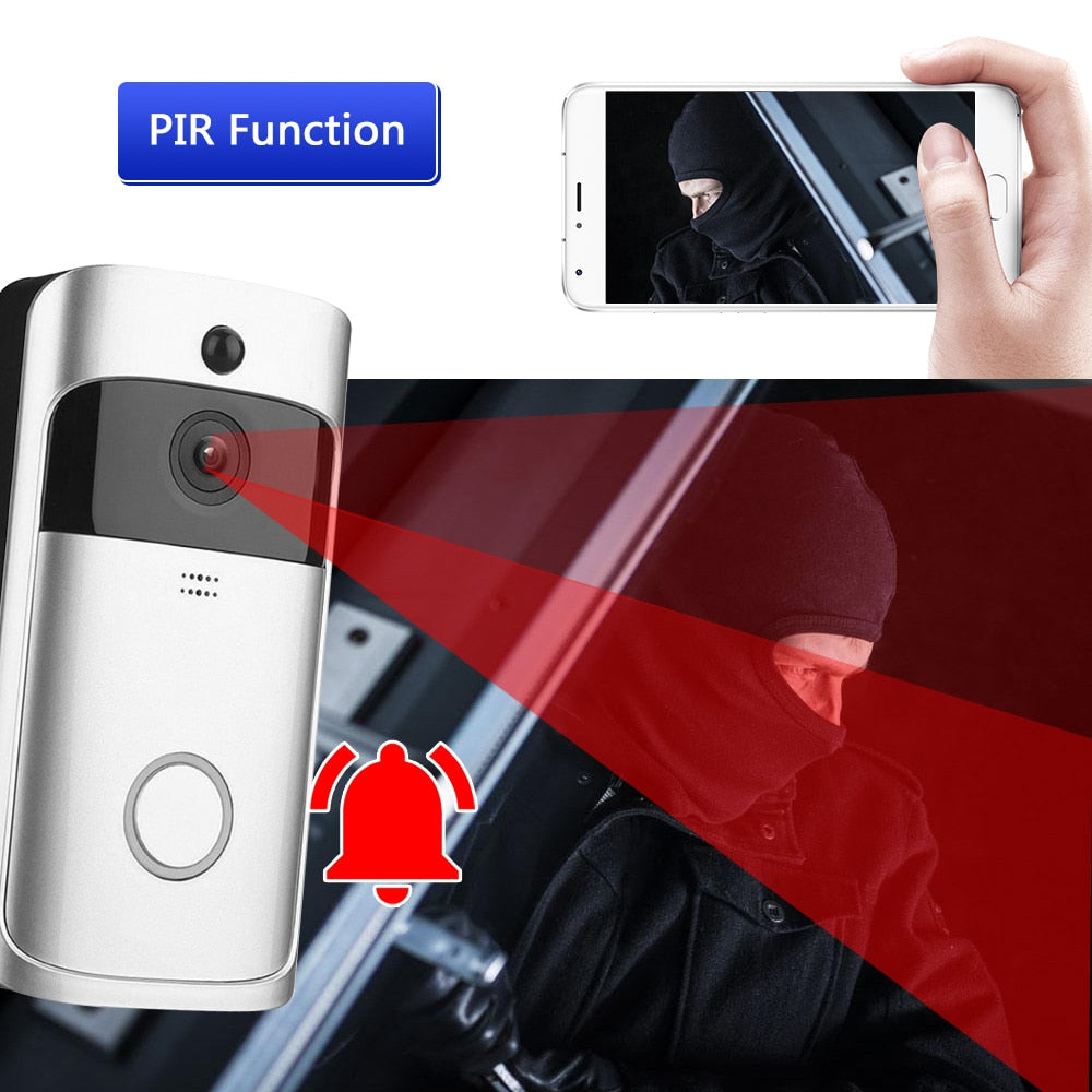 Smart Wireless Security WiFi HD 720P Surveillance Doorbell