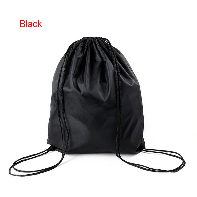 Nylon Drawstring Casual Sport Backpack