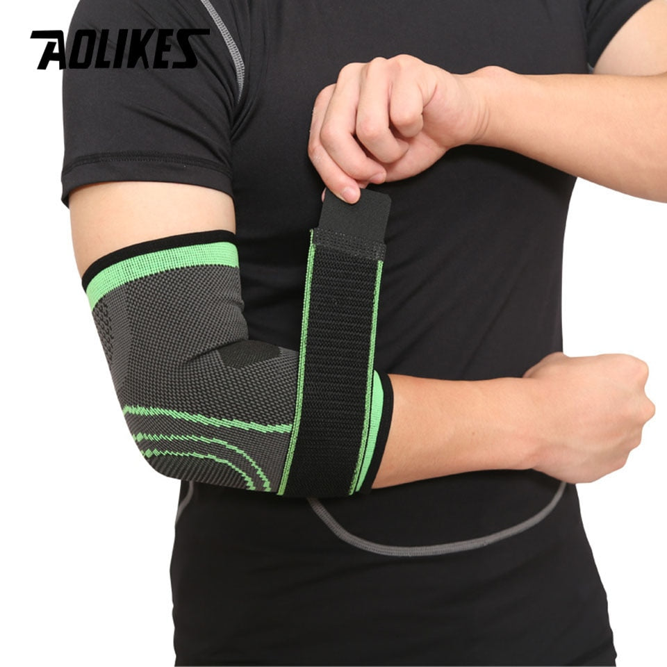 Adjustable Elastic Sport Elbow Support Brace