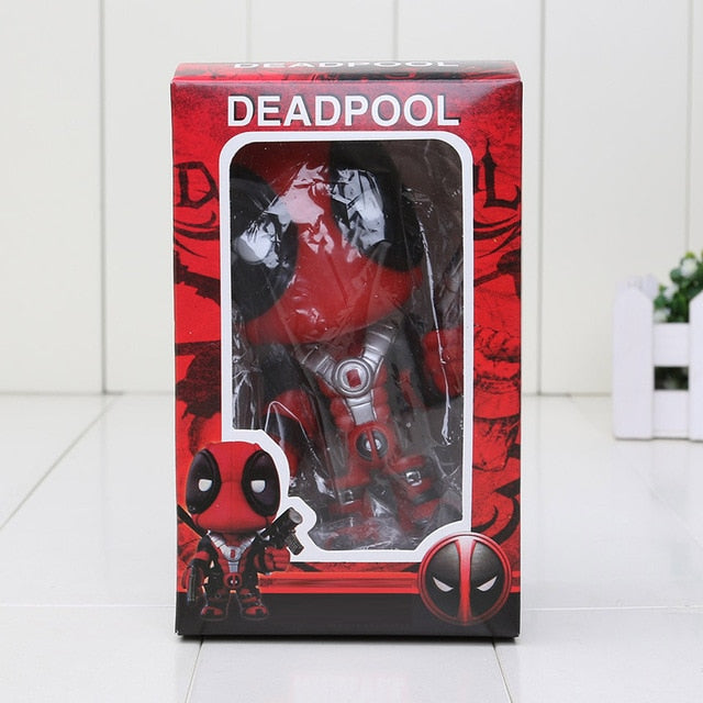 Hasbro Marvel 13.5cm Super Hero Deadpool Wobbler BobbleHead Model PVC Action Figure Collectible Toy