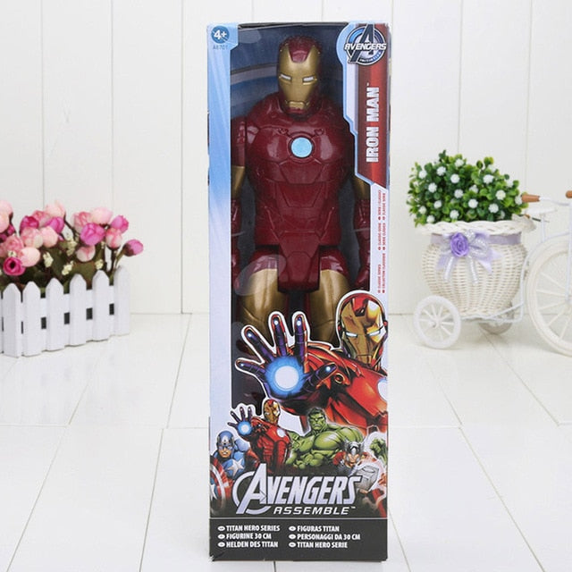 Hasbro Marvel 30CM Super Heros Avenger Captain America Iron man Spider-man spiderman Superhero PVC Action Figure Toy