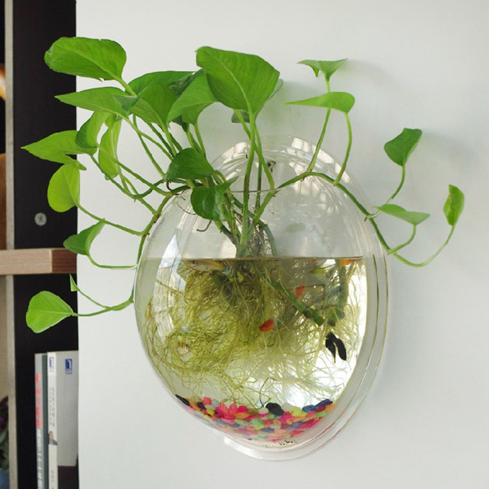 Hanging Flower Pot Glass Ball