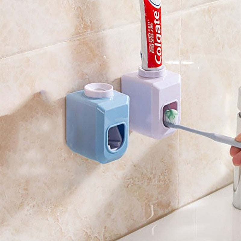 Wall Mounted Hands Free Automatic Toothpaste Squeeze Dispenser