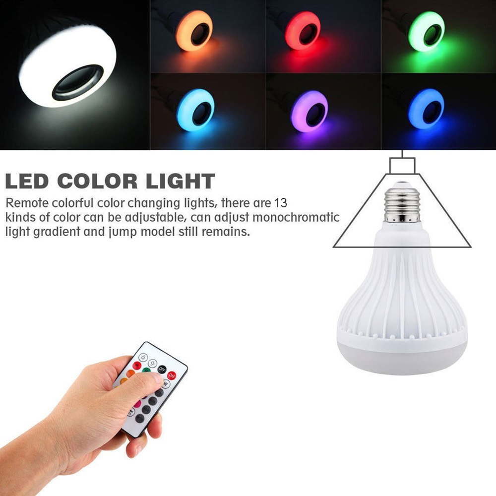 Smart Bluetooth LED Speaker Light Bulb