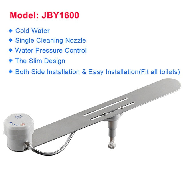 Home Bidet, Self-Cleaning and Retractable Nozzle, Fresh Water Spray Non-Electric Mechanical Bidet Toilet Seat Attachment