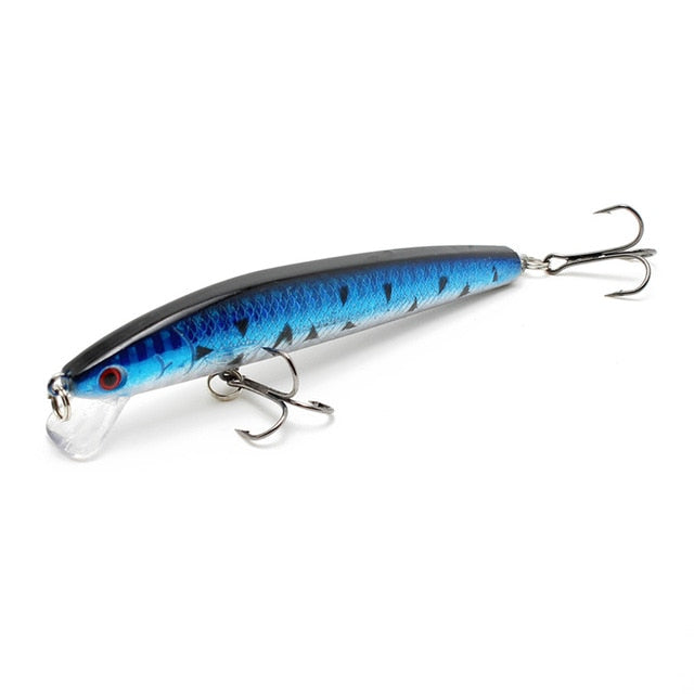 Amlucas Fishing Lure Hard Bait 9.5cm 9g Minnow Crankbait Wobblers Peche Bass Artificial Baits Pike Carp Lures Swimbait WW165