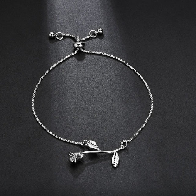 Women's Crystal Embedded Infinity Bracelet