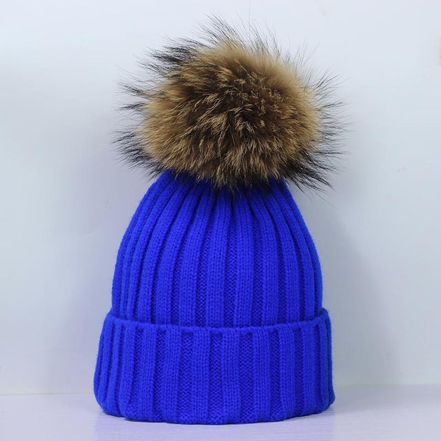 Women's Pom Pom Winter Beanie