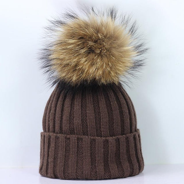 Women's Pom Pom Winter Beanie