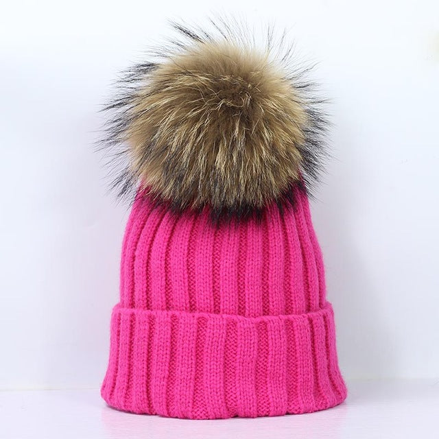 Women's Pom Pom Winter Beanie