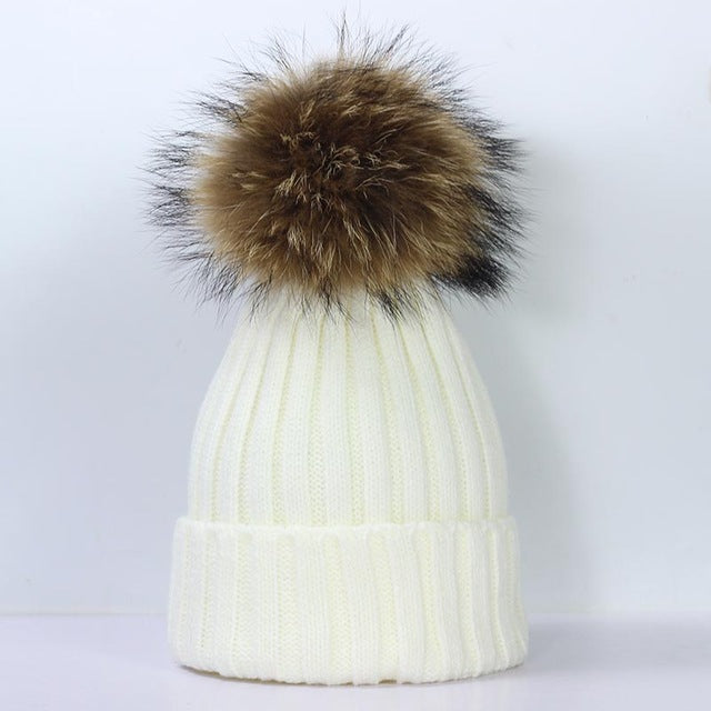 Women's Pom Pom Winter Beanie