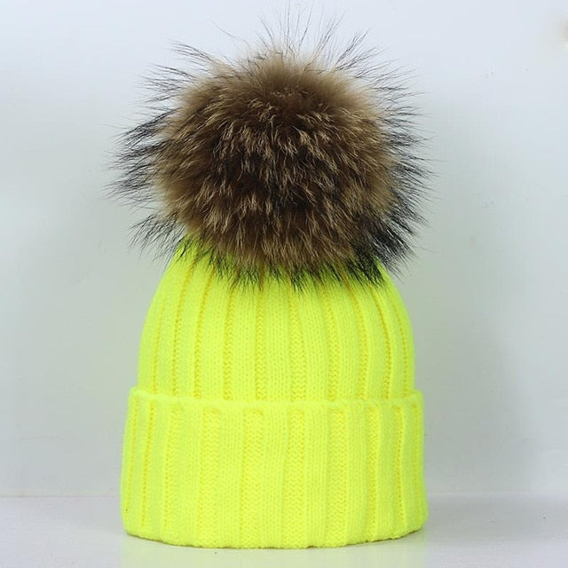 Women's Pom Pom Winter Beanie