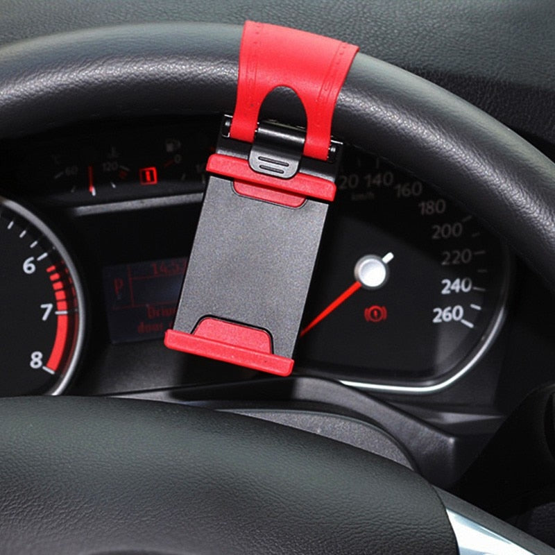 Universal Car Steering Wheel Clip-On Cellphone Mount