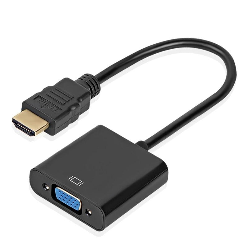 High Quality HDMI to VGA Adapter Male To Famale Converter Adapter 1080P Digital to Analog Video Audio For PC Laptop Tablet