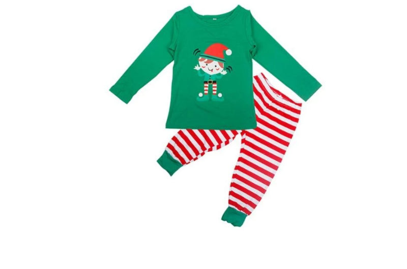 Family Christmas Matching Sleepwear Stripe Pajama Sets