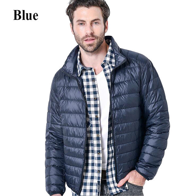 Men's Ultralight Duck Down Casual Puffer Jacket