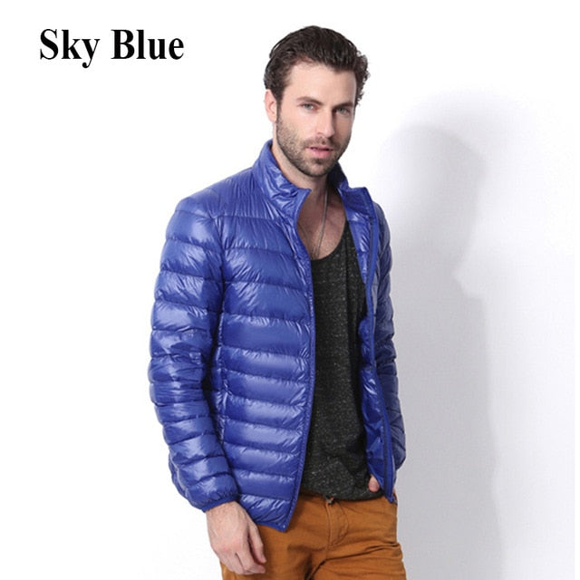 Men's Ultralight Duck Down Casual Puffer Jacket