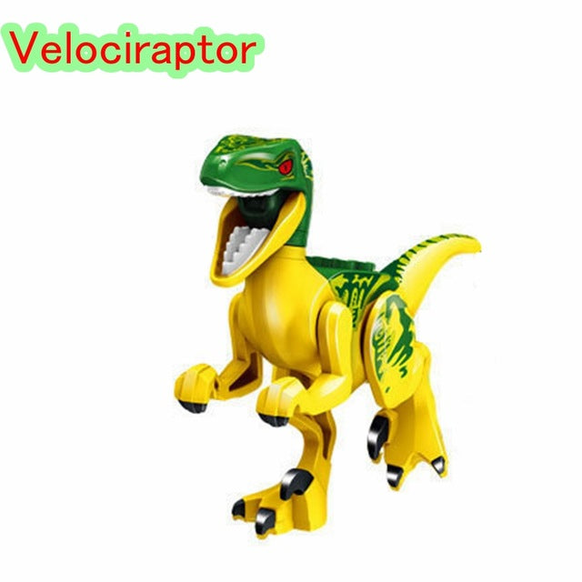 Legoings Jurassic Dinosaurs World Park Dinosaur Raptor protection zone Building Blocks Set Kids Toys juguetes Compatible Legoing