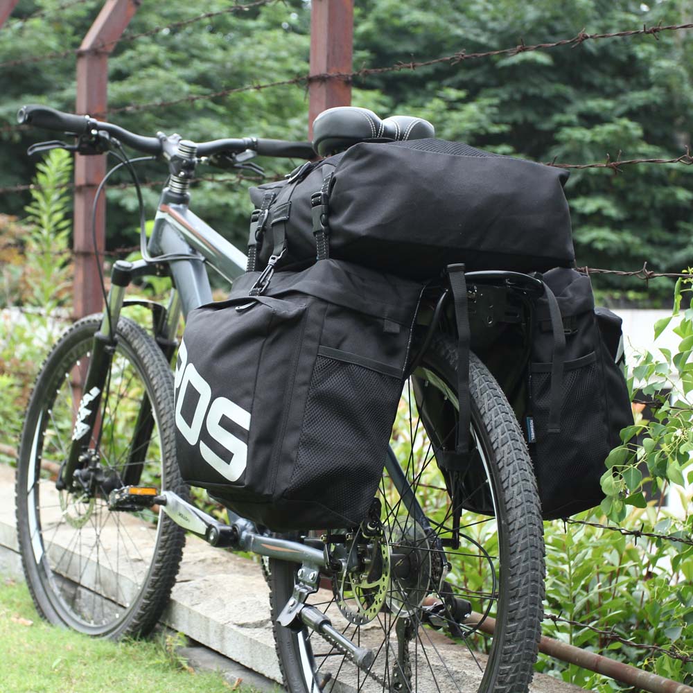 3-in-1 Mountain Bike Double Sided Rear Tail Rack Bag