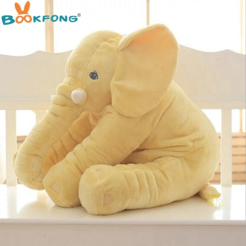 40cm/60cm Large Plush Elephant Doll Kids Sleeping Soft Back Cushion Cute Stuffed Elephant Baby Accompany Doll Xmas Gift