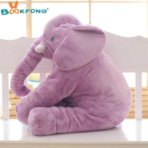 40cm/60cm Large Plush Elephant Doll Kids Sleeping Soft Back Cushion Cute Stuffed Elephant Baby Accompany Doll Xmas Gift