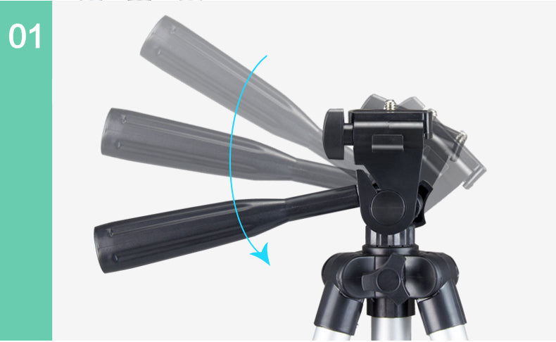 Portable Adjustable Height Smartphone Tripod