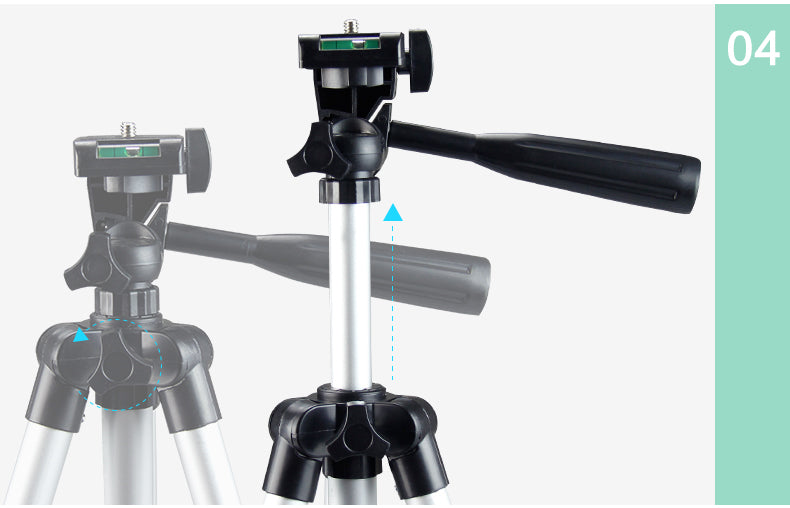 Portable Adjustable Height Smartphone Tripod