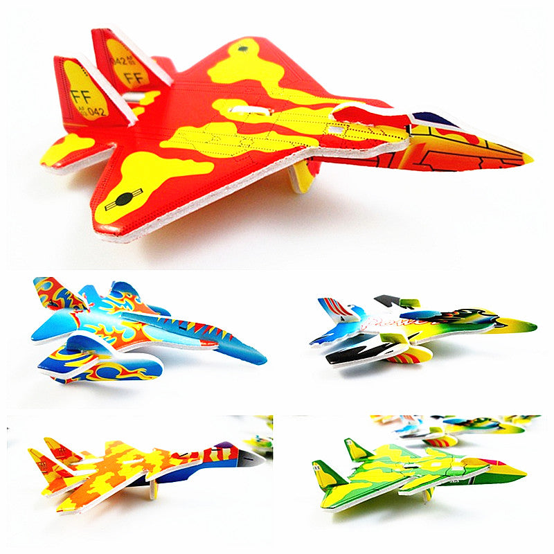 1Pcs 3D aircraft Fighter Blocks DIY Building Single Bricks Parts Accessory Construct Magnet Model Educational Toys