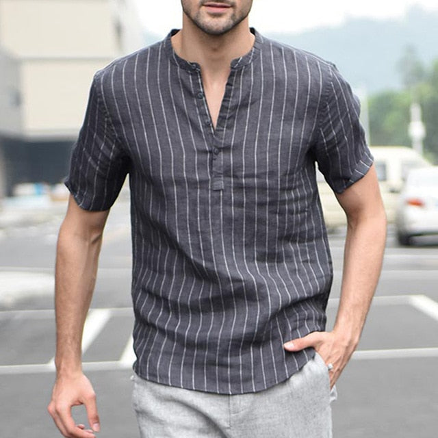 Men's Linen Breathable Soft Classic Shirt