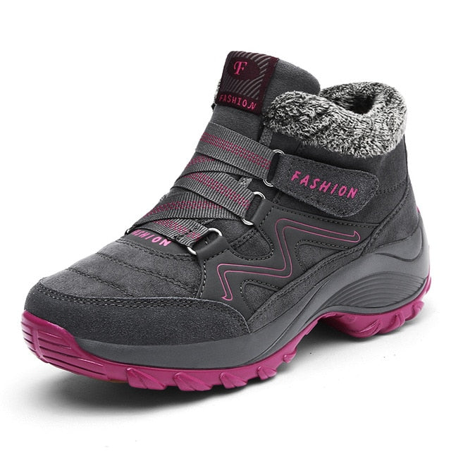 fleece lined walking boots