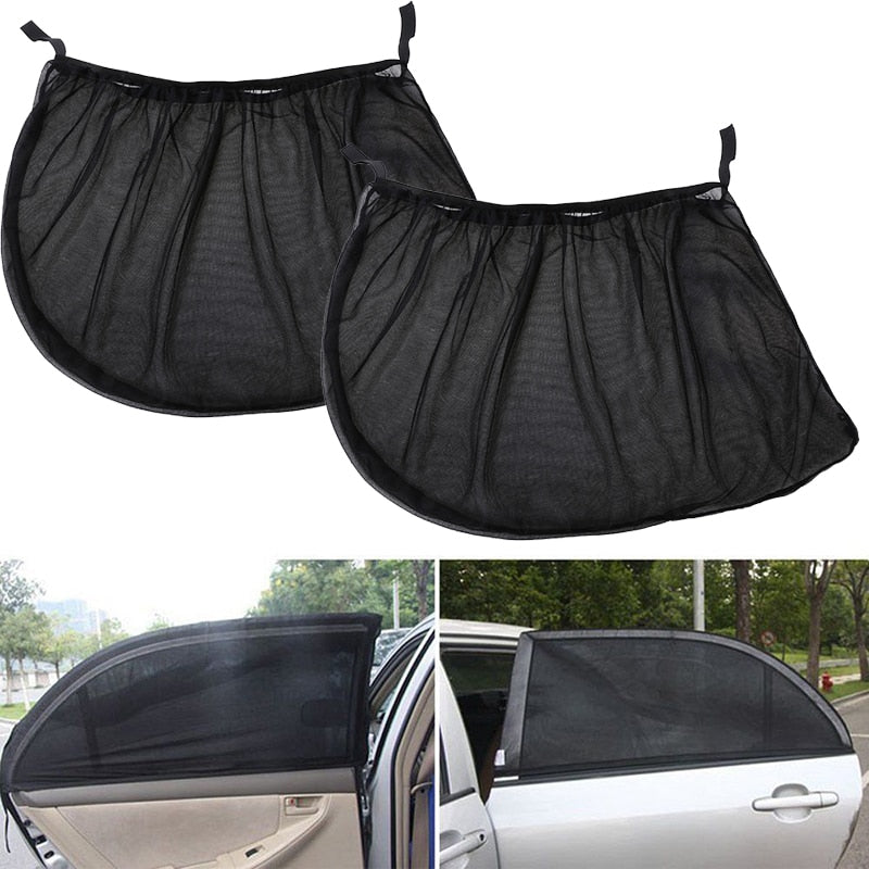 2Pcs Car Sun Visor Rear Side Windows