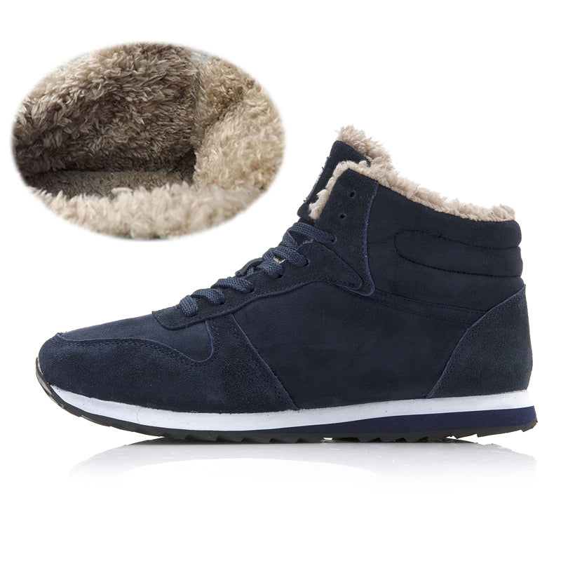 Women's Thick Fur Winter Gym Shoes