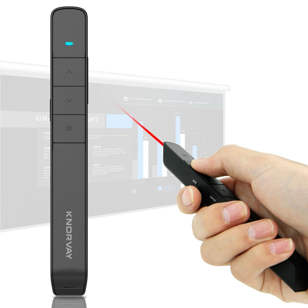2.4Ghz USB Bluetooth Handheld Presenter Pen with Laser Pointer