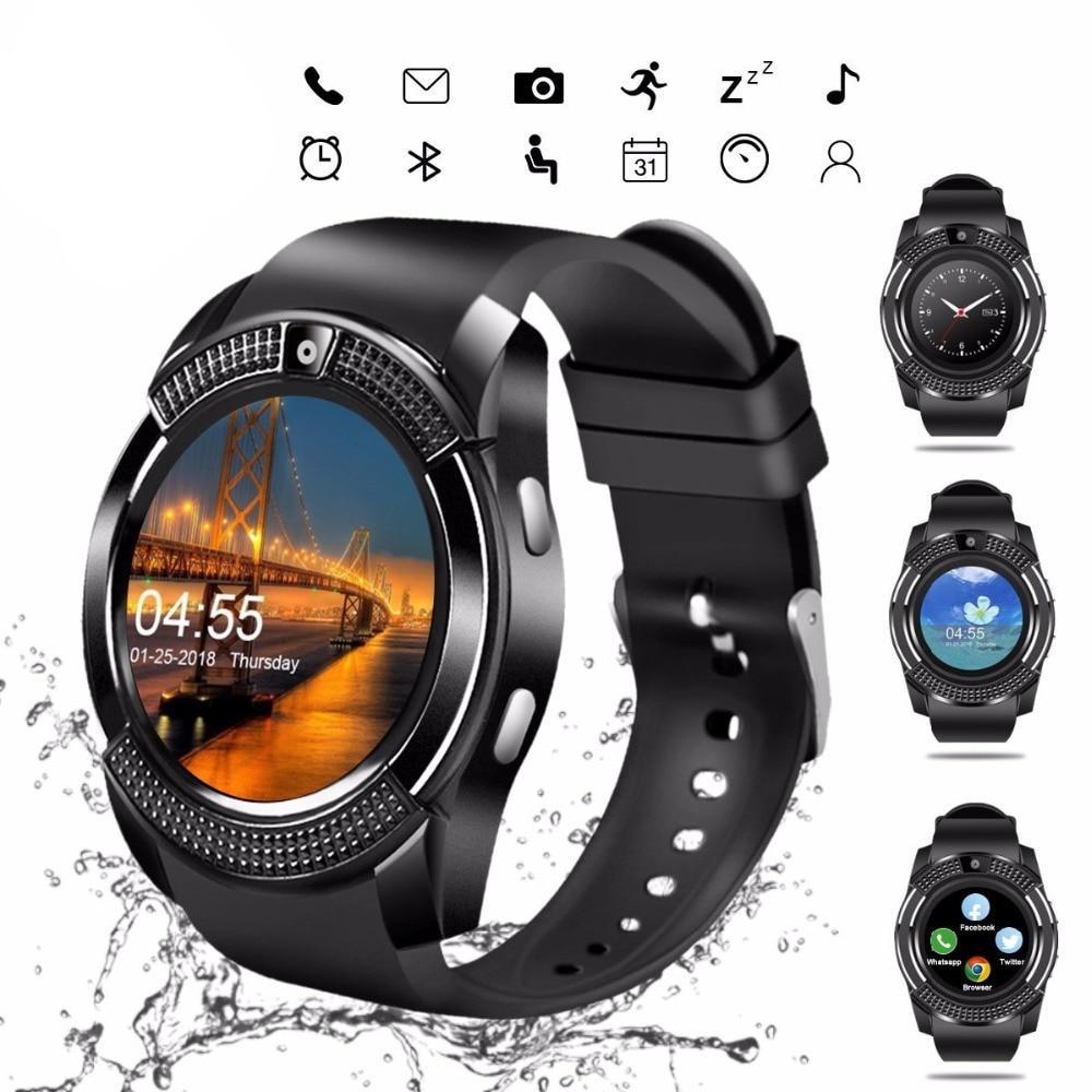 V8 Bluetooth Touch Screen Waterproof SmartWatch with Camera