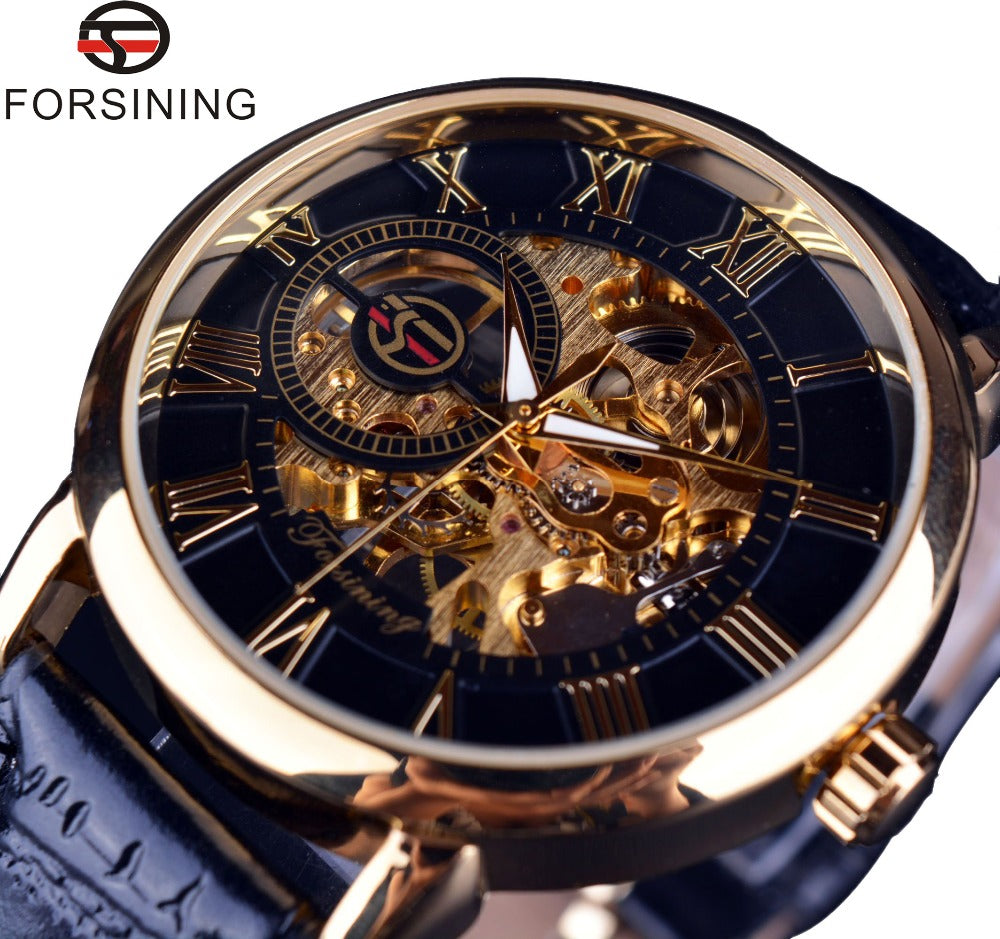 Men's Luxury Hollow Engraving Watch