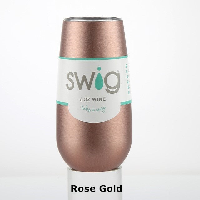 Swing Insulated Wine and Champagne Thermos with Lid