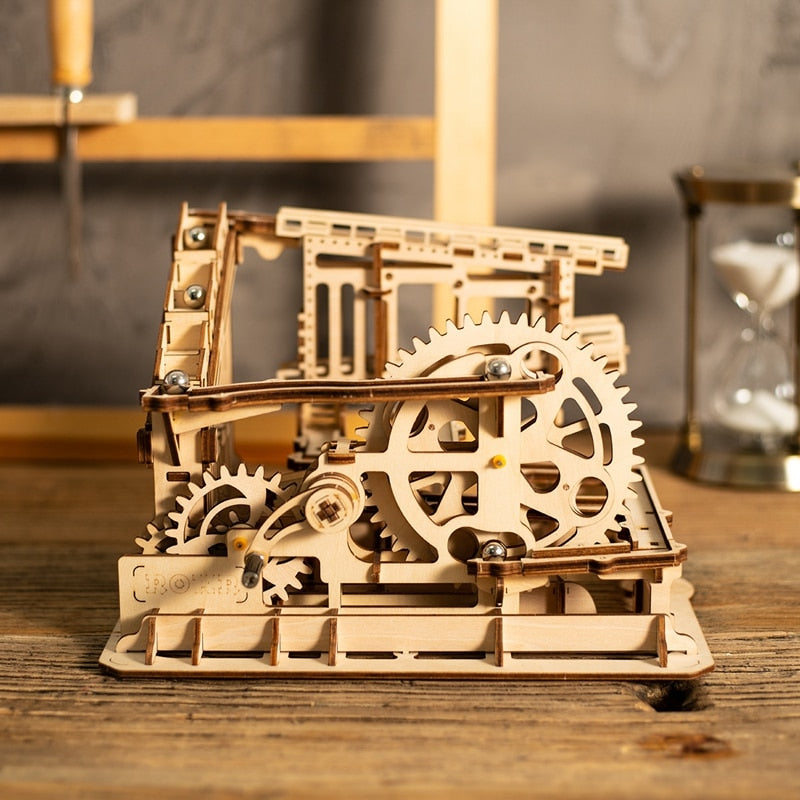 Wooden Desktop Marble Run