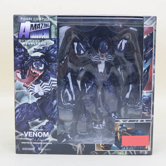 Marvel 16cm Series 001 002 003 Deadpool Venom Spiderman spider gwen wolverine Captain America Carnage PVC Action Figure Toy