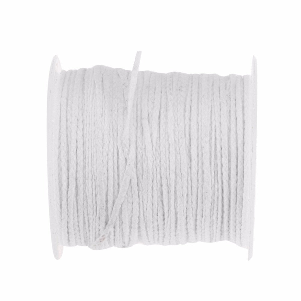 61m Environmental Spool of Cotton Braid Candle Wick Core For DIY Oil Lamps Candle Making Supplies