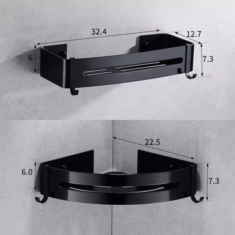 Single / Double / Triple Layer Wall Mounted Shower Storage Shelves