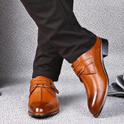 Men's Formal Business Leather Oxford Dress Shoes