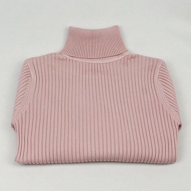 Women's Thick Woven Knitted Turtleneck Sweater