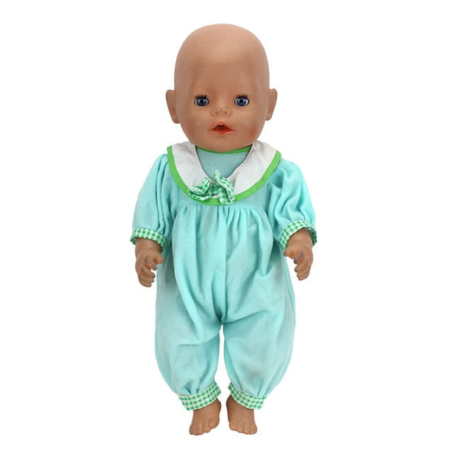 Fashion  Clothes Suit Fit 43cm Zapf Baby Born Doll 17 Inch Dolls Clothes