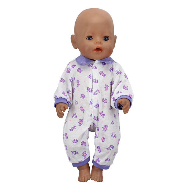 Fashion  Clothes Suit Fit 43cm Zapf Baby Born Doll 17 Inch Dolls Clothes